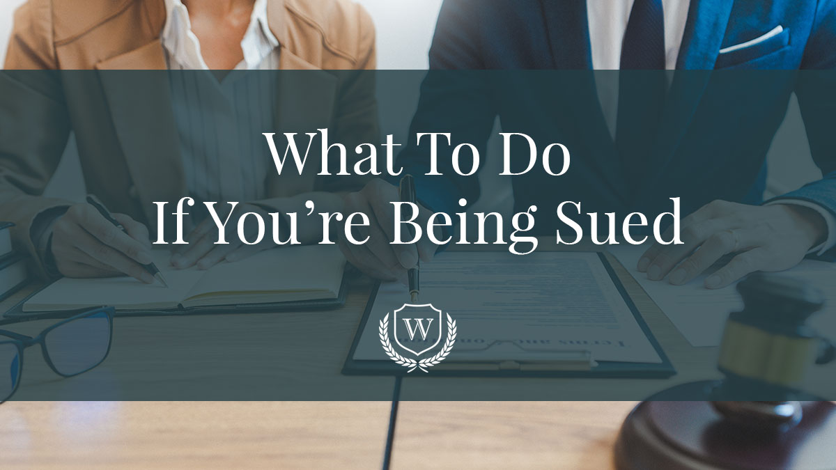 What to do if you're being sued - Tips from the Wynn Law Firm