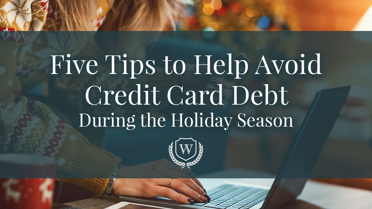 Five tips to help avoid credit card debt during the holiday season.